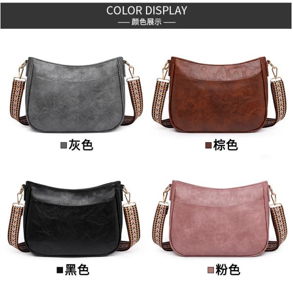 NEW SOFT BAG BAG WOMEN'S WORK COMMUTE UNDERARM BAG CASUAL WOMEN'S SHOULDER BAG LARGE CAPACITY RETRO CROSSBODY BAG