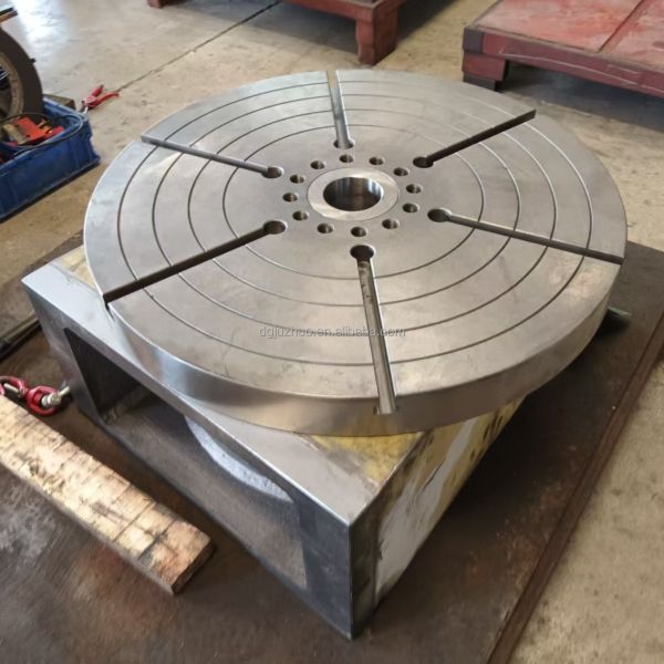 Heavy Cutting Horizontal Vertical Precision Rotary Tables with Tailstock Manufacturer
