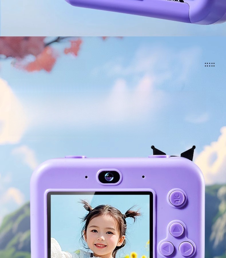 DLC MA14 New Model Instant Camera Children CMOS Sensor MicroSD MP3 Full HD Video 120 Wide Angle Direct Print Color Photos Filter