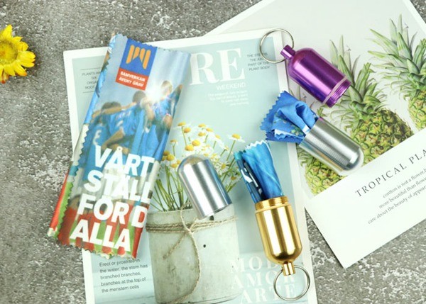 Двойник встал на сторону ткань чистки Микрофибер для ювелирных изделий Кристл серебра рояля стекел