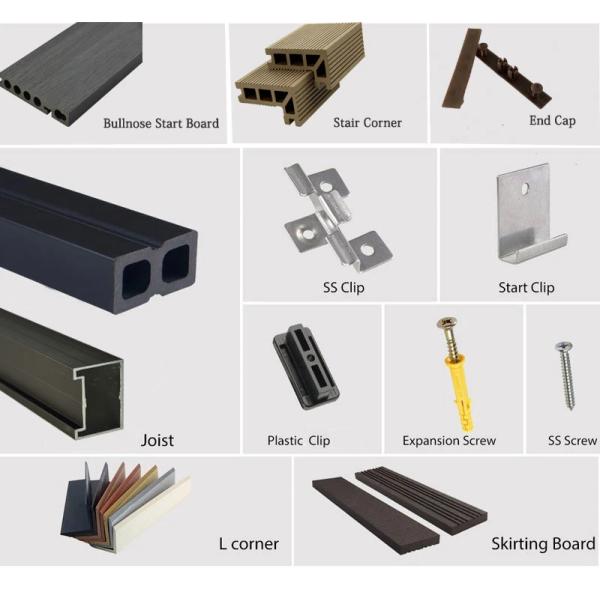 100% водонепроницаемая наружная земляная облицовка бассейн пол садовый пол композитная палуба наружная