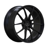 22 23 24 pouces roues en satin noir forgées pour BMW Mercedes Benz Porsche Jantes en aluminium