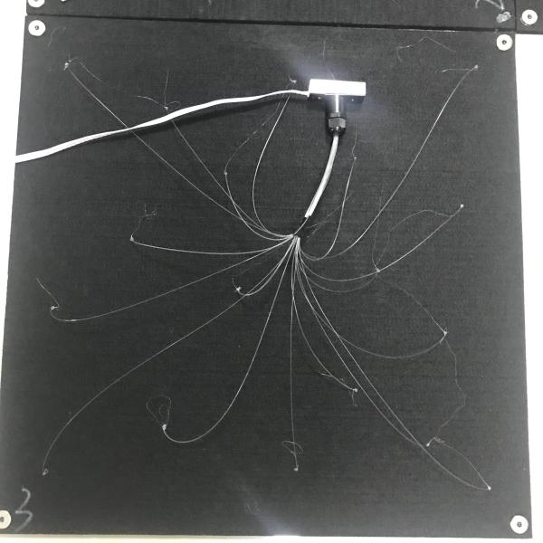 панель 60x60cm звезды оптического волокна 80W RGBWY для домашнего дистанционного управления кино