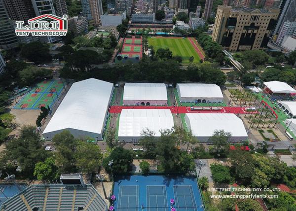 Liri Large white outdoor aluminum Tent with pvc cover for Exhibition event