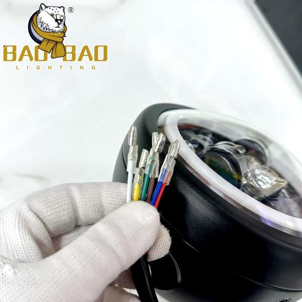 Aluminum 12V 5.75 Inch Motorcycle Front LED Headlight For HONDA CG CN GN CD70