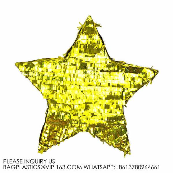 Gold Moon Pinata For Kids Children'S Birthday Party Pinatas Decoration Happy Birthday Party Supplies