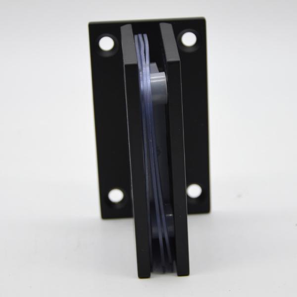 Stainless steel Bathroom hinge RS802, Square 90 degree, wall to glass connector hinge, satin, mirror, golden, black