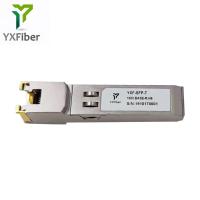 Module de fibre optique gauche de cuivre d'émetteur-récepteur de 100m RJ45 SFP