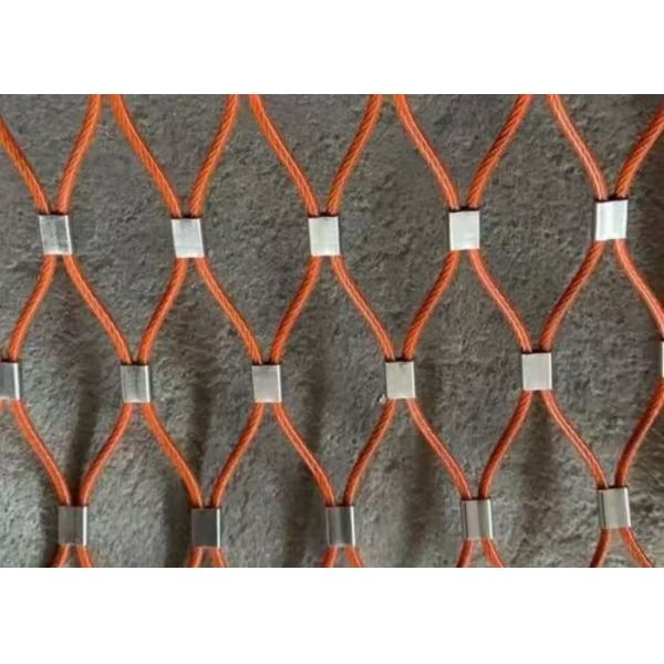 SS316 60*60mm Wire rope mesh Durable For Fall Prevention Manufacturer