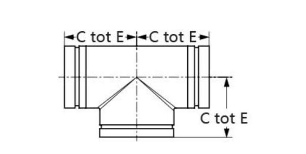 Professional Design Grooved End Pipe Fittings Grooved Equal Tee Customized Size