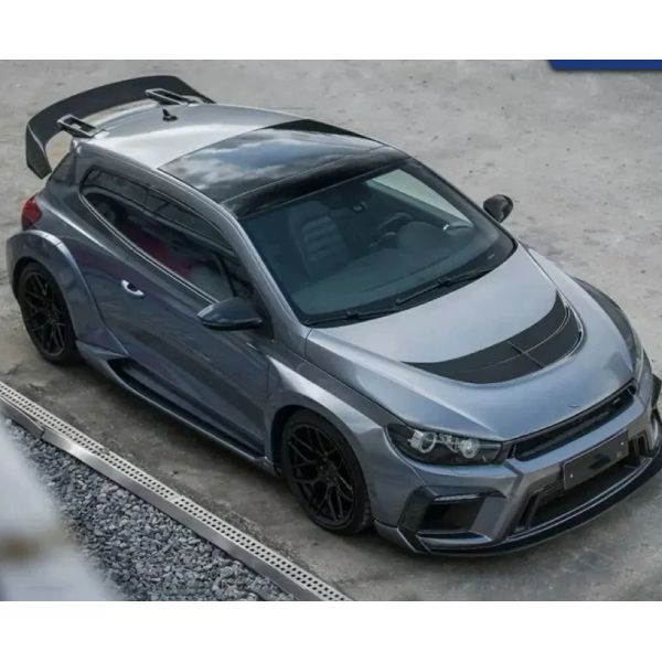 ASP Style FRP Volkswagen Scirocco Body Kit Car Rear Bumper Diffuser Hood OEM