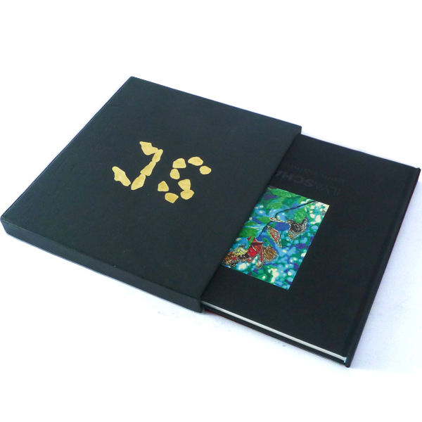 PU leather mounting on 1200gsm grey cardboard Hardcover Book Printers Service