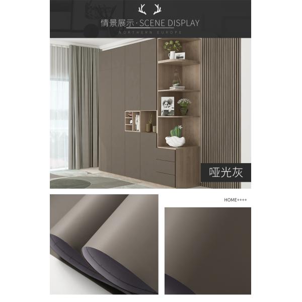 Self-adhesion Sticker Wallpapers in Black for Waterproof Home Decor