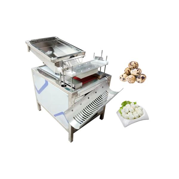 Automatic Small Bird Eggs Chicken Egg Skin Peeler Peeling Shelling Quail Egg Shell Breaking Machine