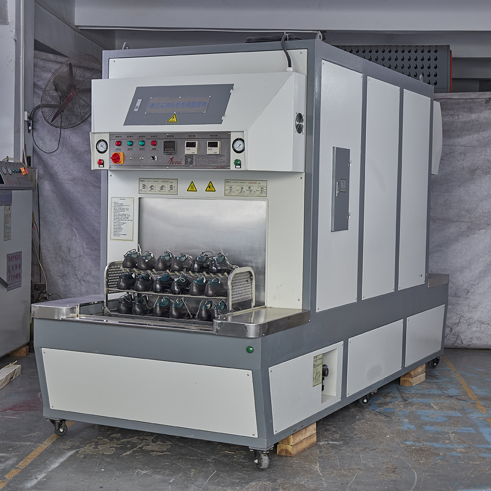 8th Generation Inline Conveyor Type Automatic Vacuum Heat Setting Machine for Boots