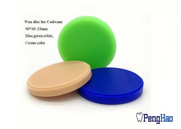 High Melting Point Type Dental Wax For Dentures Crowns 98 / 95 / 89mm Dia Available
