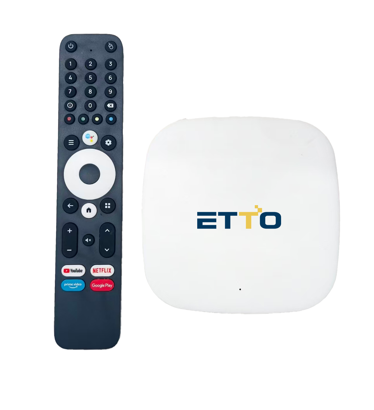 Android TV Box with Android 14 and 4K UHD Support - No Subscription Required Smart Streaming Box