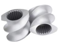 elemento del tornillo del gemelo 316L para la cadena de producción plástica de máquina de Masterbatch