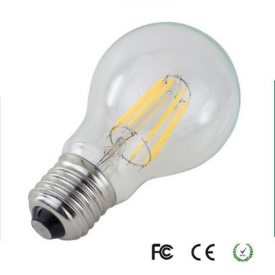 High Luminous Decorative 8w Filament Bulb E27 360º Beam Angle