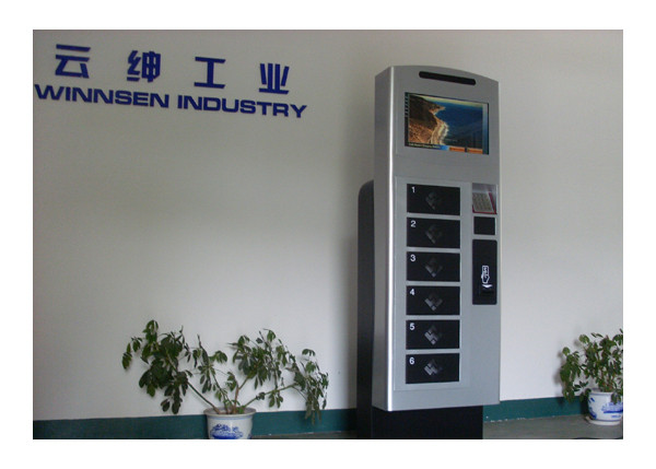 24 передвижной часа стойки пола машины киоска торгового автомата зарядной станции сотового телефона