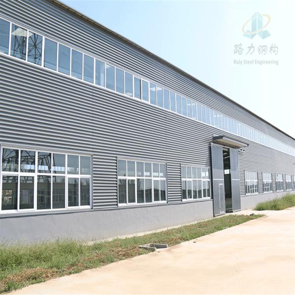 Prefabricated Steel Structure Warehouse Custom Design Bolt Welded Connection