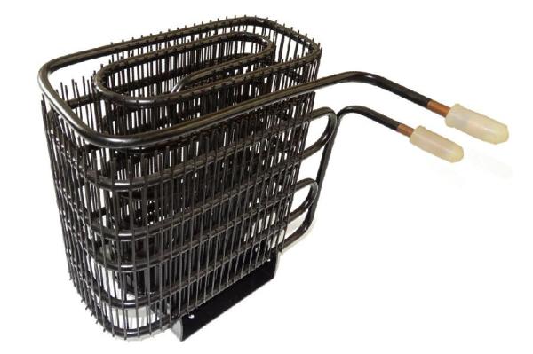 Wire Tube Refrigerator Condenser For Refrigerator Spare Parts , Water Cooled Condenser