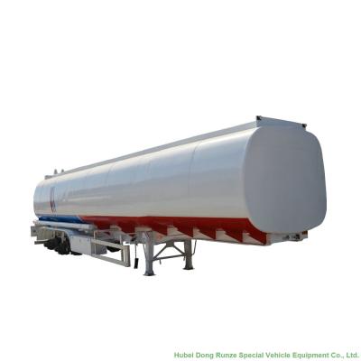 SS 24000L Fuel Tanker Semi Trailer , 2 Axle Fuel Transfer Trailer 24Kl - 27K Liter