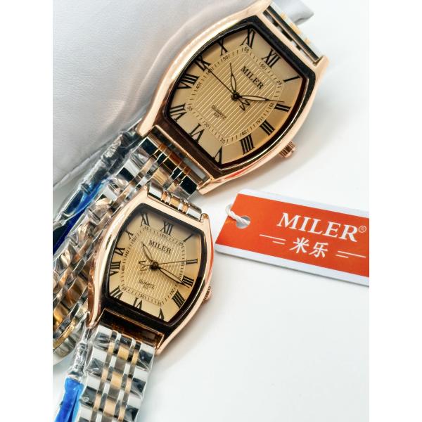 Водостойкие роскошные паральные часы Светящиеся кварцевые часы из нержавеющей стали