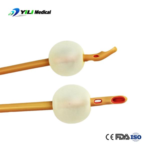 Harmless Urinary Three Way Foley Catheter Multipurpose Yellow Color