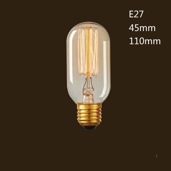 Retro Style Bulb 110v-220v Antique Incandescent Lamp St64 St58 E26 E27 B22 25w 40w 60w