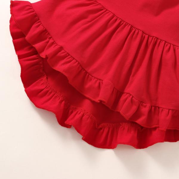 Свитер рукава костюма свитера рождества полиэстера одежды красных детей зимы длинный