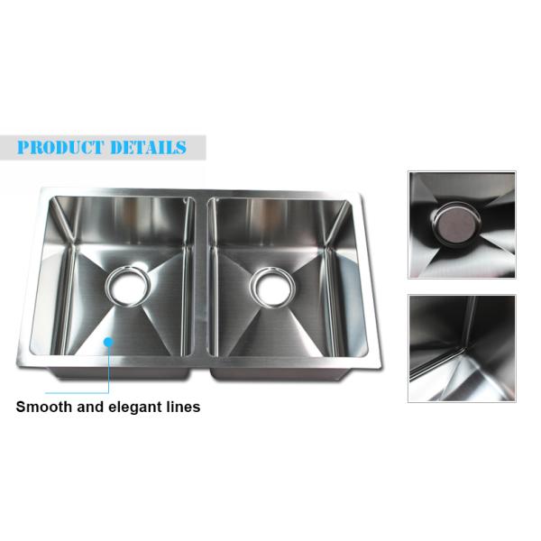 Раковина одиночного шара коммерчески нержавеющая с Драйнбоард над установкой счетчика