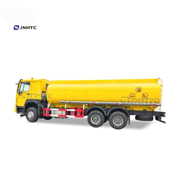 Caminhão de petroleiro de reabastecimento do caminhão de petroleiro 6*4 do combustível de HOWO euro2 16cbm