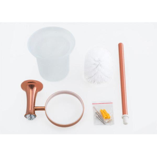 Цинковый сплав и кристаллический аксессуар для ванной туалетная щетка и держатель современный дизайн