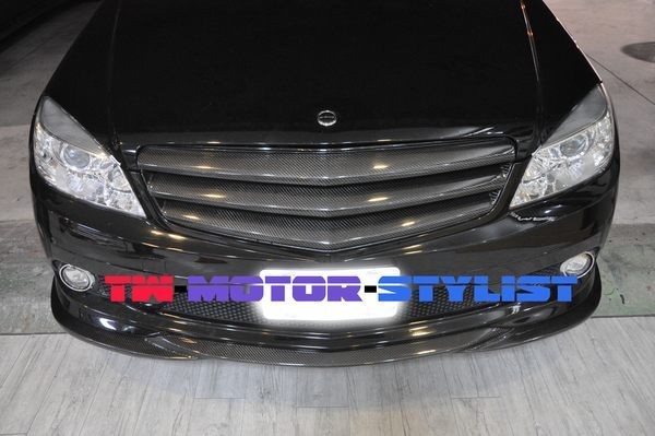 Решетка фронта волокна углерода Benz W204 Мерседес