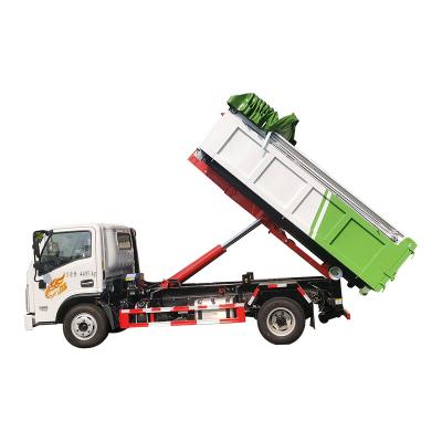 5 Tons Waste Collection Vehicle Grappler Arm Rubbish Trucks 4*2 Recycling Garbage Trucks for Restaurant Waste Management