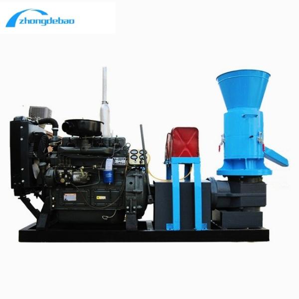 10HP Diesel Type Feed Pellet Machine 90kg/h Animal Feed Mill Machine