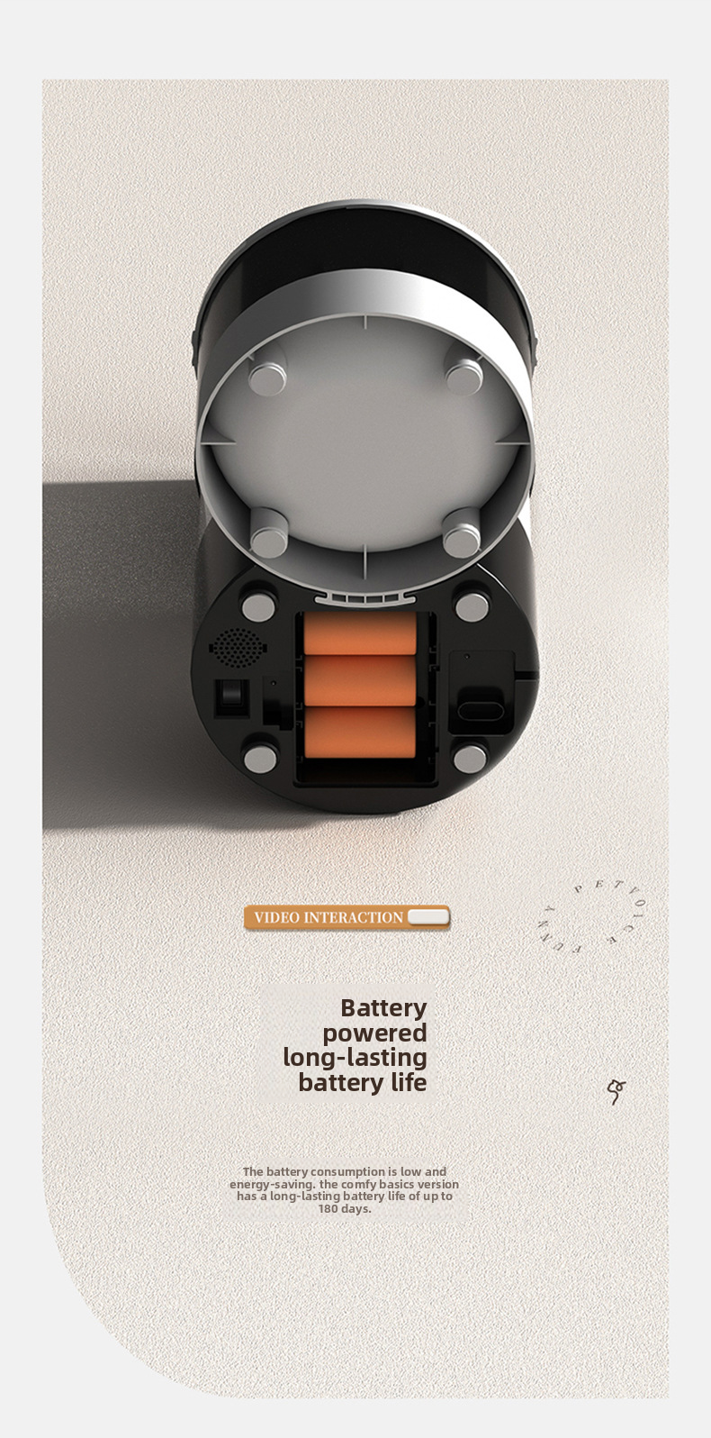 Intelligent Timing 720P Camera Automatic Feeder Eco-Friendly Solid Plastic Bowl Quantitative Cat/Dog Food Machine Power Charge