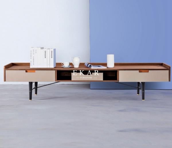 Latest Design Fashion Italian Metal Frame Modern Tv Stand