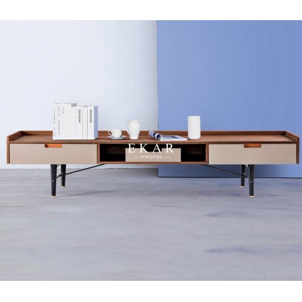 Latest Design Fashion Italian Metal Frame Modern Tv Stand