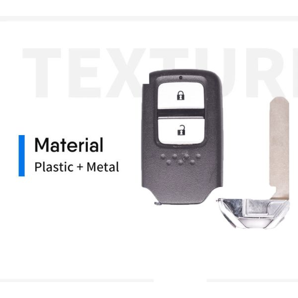 2 Buttons Car Key for Honda with 433 MHz Frequency and 4A Chip FCCID CWTWB1G0090