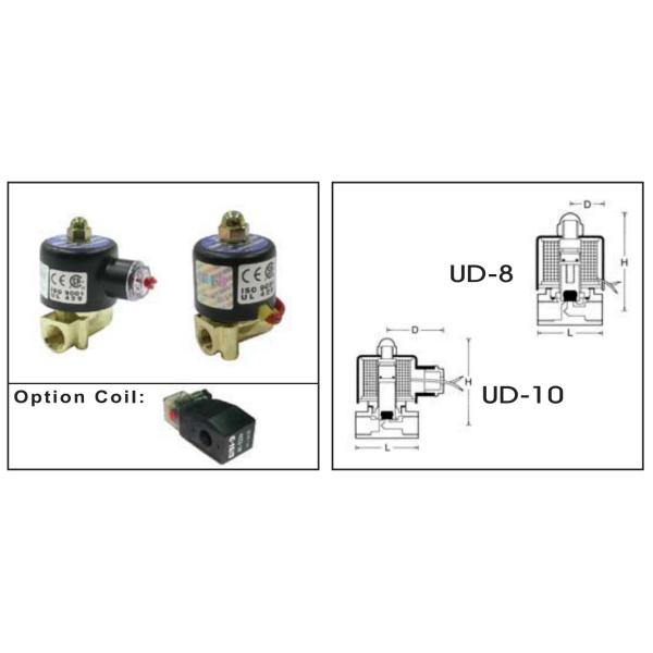 UNID UD-08 UD-10 UD-15 Normal Close 1/8 inch Brass Water Valve