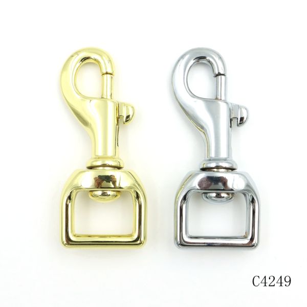 Heavy Duty Swivel Snap Hook 20mm Pet Leash Hook Gold / Gunmetal