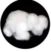 2D×76MM Cold antibacterial nylon fiber