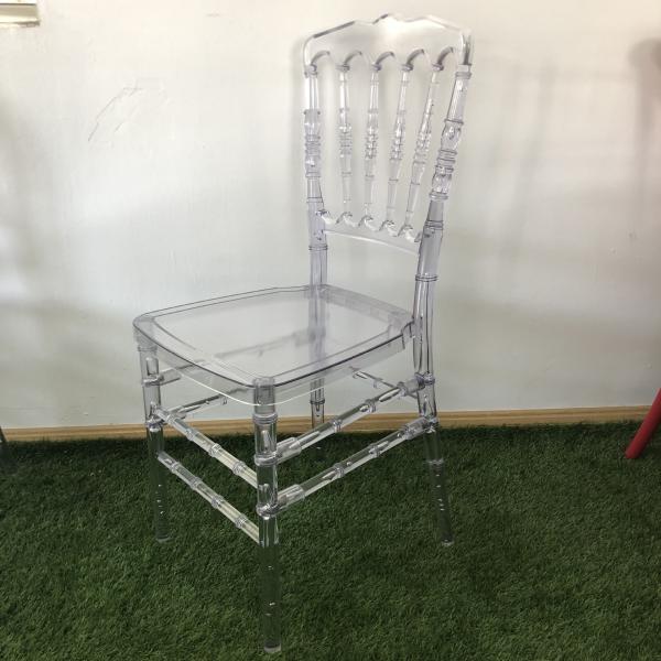 Banquet Wedding Events Dining Room Furniture Resin Party Chairs with Removable Bamboo Seat