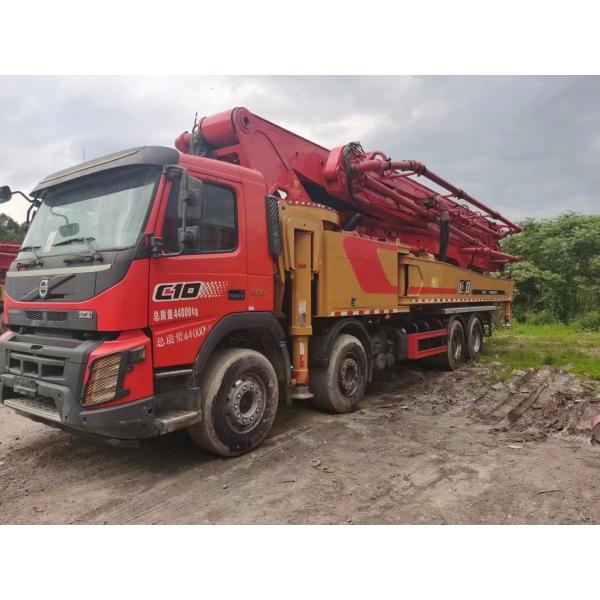 2019 Volvo шасси 62m 44000KG Sany Подержанный бетонный насосный грузовик с насосным давлением 8,3-13 Mpa