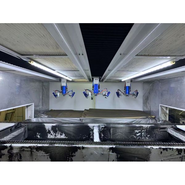 High-Precision Robotic Internal Coating Spraying System for Molded Pulp Packaging