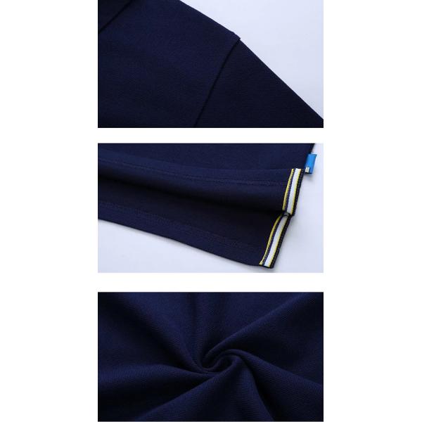 Summer Short Sleeved 65% Cotton Business Work Polo Shirts For Men And Women