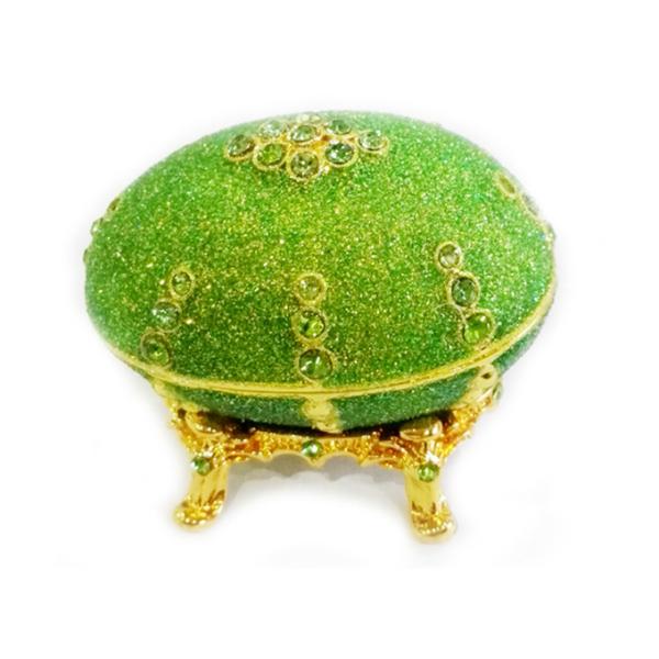 Russian Easter Egg Jewelry Box Crystal Trinket Holder Ring Organizer Home Decor Faberge Egg for Jewelry Boxes Gift