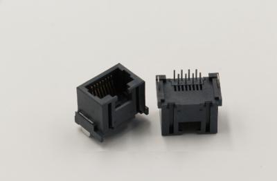 Único RJ45 portuário fêmea através do conector MJ886-B011-HLPDN1-C do furo